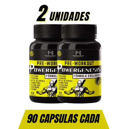 PRÉ-TREINO Combo com 2 potes 90 capsulas cada