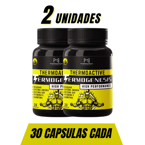 TERMOGÊNICO combo com 2 potes 30 capsulas cada